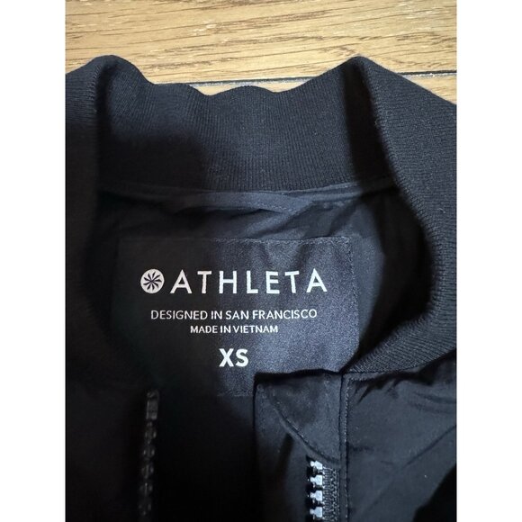 Athleta‎ Inlet Vest Goose Down Black Size XS Preppy Athleisure Athletic Puffer - Picture 3 of 8